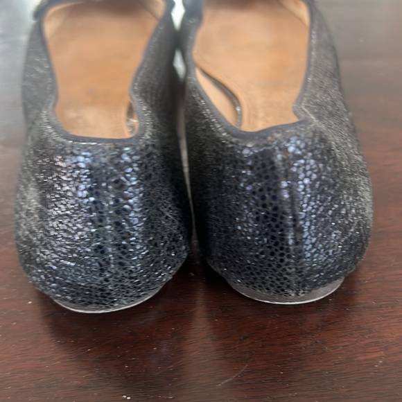 Beautiful Tory Burch Blue flats with Rhinestone Bow Detail size 7.5 - Picture 2 of 6